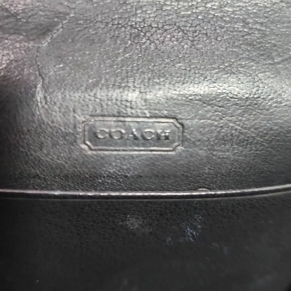 Vintage Coach Leatherware wallet with embossed 